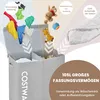 COSTWAY 115L cesto portabiancheria con coperchio, Anteprima dell’immagine prodotto 3