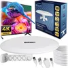 Berdsen BD-955 Indoor/Outdoor-TV-Antenne Ultra HD 4K, weiß Produktbild-Vorschau 1