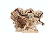 Puzzle 3D, Moteur V8, Ugears, bois, 776 pièces Voir les images du produit 18