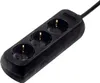 Hama 0003039, 3 AC-Ausgänge, 230 V, 50 Hz, 3500 W, Schwarz, Produktbild-Vorschau 1