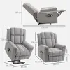 HOMCOM Relaxsessel Fernsehsessel Verstellbar Massagesessel Produktbild-Vorschau 3