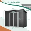 Gartenhaus Geräteschuppen Gerätehaus Metall Lagerschuppen Produktbild-Vorschau 2