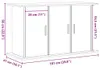 vidaXL Aquariumständer Artisan Oak 101x41x58 cm Produktbild-Vorschau 8