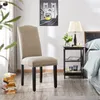 A bedroom scene with a chair, nightstand, and bed. Produktbild-Vorschau
