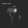 V-TAC VT-857 Spike 12W LED-buitenlamp, grijs, IP65, warm Productafbeelding-voorbeeld 10