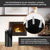Set da camino Ikodm, composto da 4 elementi: contenitore Anteprima dell’immagine prodotto 5