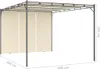 vidaXL Gartenpavillon mit Seitenvorhang 4x3x2,25 m Creme Produktbild-Vorschau 8