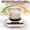 Intelligente Sauerteig Gärplatte mit Thermostat, 21–38°C Produktbild-Vorschau 3