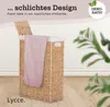 Lycce Wäschekorb mit Deckel Nischenwäschekorb Seegras Produktbild-Vorschau 7