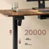 Výškově nastavitelný elektrický stůl VASAGLE, ve tvaru L, Náhled obrázku produktu 5