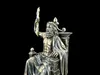 Zeus figura su trono scultura decorativa soggiorno Anteprima dell’immagine prodotto 7