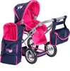 Puppenwagen Ruby - flying hearts blue pink Produktbild-Vorschau 4