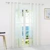 Gardinen Vorhänge Voile Gardine Transparent Dekoschal Uni Produktbild-Vorschau 2