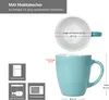 MAI 6er Set Mokkabecher Keramik 120 ml Pastellfarben mit Produktbild-Vorschau 6