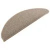 vidaXL Tapis d'escalier 15 pcs. 65x21x4 cm Marron Demi-Rond Voir les images du produit 3