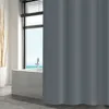 Duschvorhang MSV ROMANA 180 x 180 cm dunkelgrau 149510 Produktbild-Vorschau 2