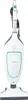 A white and gray vacuum cleaner with a green accent is shown against a white background. Produktbild-Vorschau
