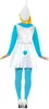 A person wearing a Smurfette costume from the back. Produktbild-Vorschau