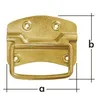 DOMAX Klappbarer Boxgriff 115x80 ZINK GOLD Produktbild-Vorschau 5