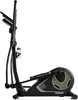 A side view of a black elliptical cross-trainer with green accents. Produktbild-Vorschau
