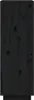 Bücherregal/Raumteiler Schwarz 60x35x103 cm Massivholz Produktbild-Vorschau 6