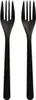 Forchette Papstar in PP organico nero lunghezza 185 mm 50 Anteprima dell’immagine prodotto 1