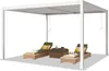 PRIMEYARD Pergola 4x4 m Aluminium-Pfosten mit Lamellendach Produktbild-Vorschau 1