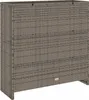 vidaXL Skriňa s policou Sivá 100 x 36 x 102 cm Ratan Náhľad obrázku produktu 6
