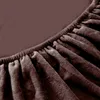 Stretch Samt Sofahusse Sofabezug L-Form Schnittsofa Produktbild-Vorschau 4