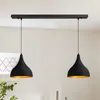Pendelleuchte Esstisch I Adash I 2 Flammige Metall Produktbild-Vorschau 1