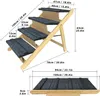 LARS360 2 in 1 Holz Faltbar Hundetreppe Tiertreppen Produktbild-Vorschau 7
