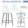 MODFU 2er-Set Barová židle s „plovoucím“ designem, Náhled obrázku produktu 5