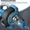 A cutaway view of a pipe cleaning machine, showing its internal gears and bearings, with a toilet in the background. Podgląd zdjęcia produktu