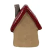 Clayre & Eef Dekorationsfigur Haus 12x9x16 cm Braun Rot Produktbild-Vorschau 3