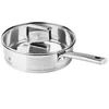 A stainless steel saucepan with a lid is shown from a side angle against a white background. Náhľad obrázku produktu