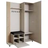 Garderoben-Set LIVIA Links Kaschmir – Garderobenschrank mit Produktbild-Vorschau 2