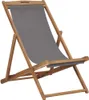 vidaXL Sedia da spiaggia pieghevole in legno massiccio Teak Anteprima dell’immagine prodotto 16