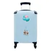MuchoWow® Koffer Handgepäck Trolley Rollkoffer Kleine Produktbild-Vorschau 1