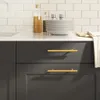 Cloris Designermöbel Möbelgriffe 20er Set Golden 128 mm Produktbild-Vorschau 1