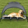 UISEBRT Hundebett mit Dach Sonnenschutz XL 122x92x102cm Produktbild-Vorschau 8