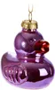 BRUBAKER Quietscheente Pink-Lila Weihnachtskugel aus Glas - Produktbild-Vorschau 1