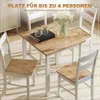 SUGIFT ausziehbar, Esstisch Kautschukholz, Holztisch Eiche, Produktbild-Vorschau 5