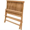 A folded wooden bench against a white background. Náhled obrázku produktu