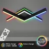 LED Deckenleuchte Kinderzimmer bunt RGB dimmbar schwarz CCT Produktbild-Vorschau 2