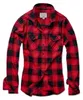 Brandit Ladies - FLANELL Shirt schwarz / rot - XL Podgląd zdjęcia produktu 3