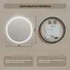 Artforma Zrkadlo do kupelne s osvetlenim LED 80cm, Dotykový Náhľad obrázku produktu 8