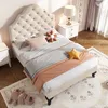A bedroom setting with a bed, nightstand, and rug. Náhled obrázku produktu