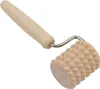 Rullo per pasta in legno con manico e punte - 18 cm - Rullo Anteprima dell’immagine prodotto 2
