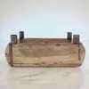 1.05 Advents Kerzenhalter in Ziegel Form - ca. 30 x 14,5 cm Produktbild-Vorschau 4