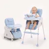 Twinky® Chaise haute bébé - Bleu - Chaise haute 2 en 1 - Voir les images du produit 1